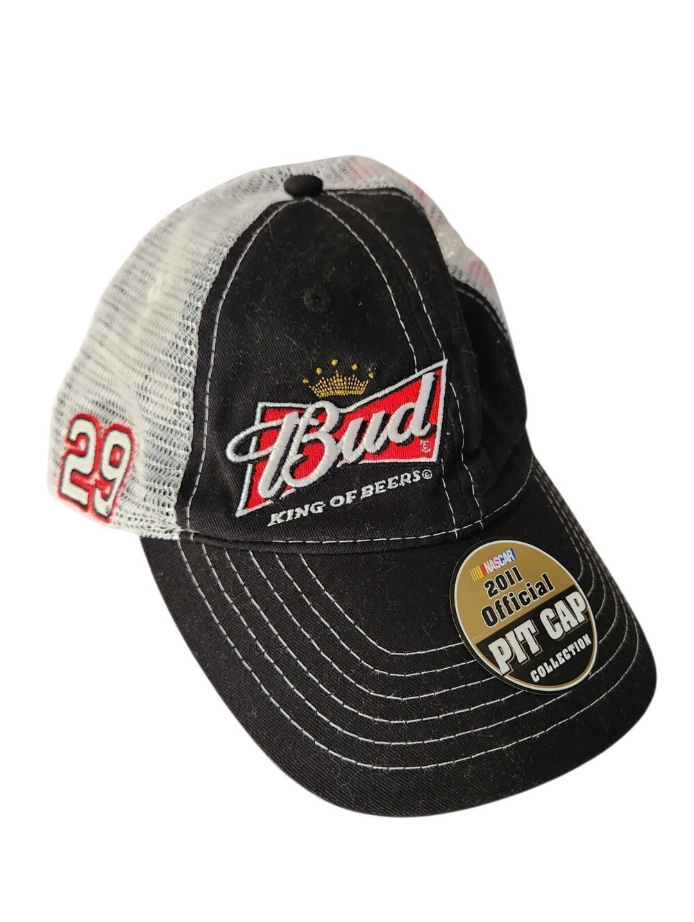 NASCAR 2011 Official Pit Cap Collection gold sticker on the brim